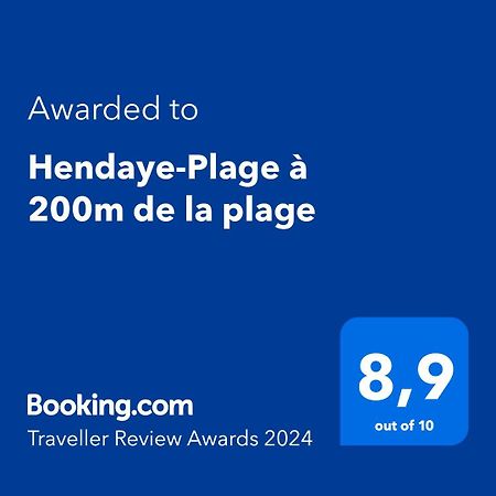 Hendaye-Plage A 200M De La Plage Apartment Bagian luar foto